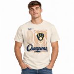 Brewers World Series Champions Parade Cream Shirt