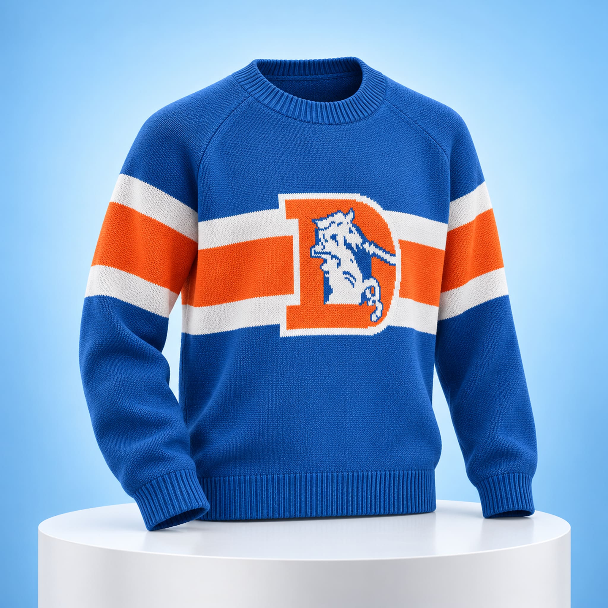 Broncos Throwback Classic 1977 Collection Ugly Sweater 3 Broncos Throwback Classic 1977 Collection Ugly Sweater 3