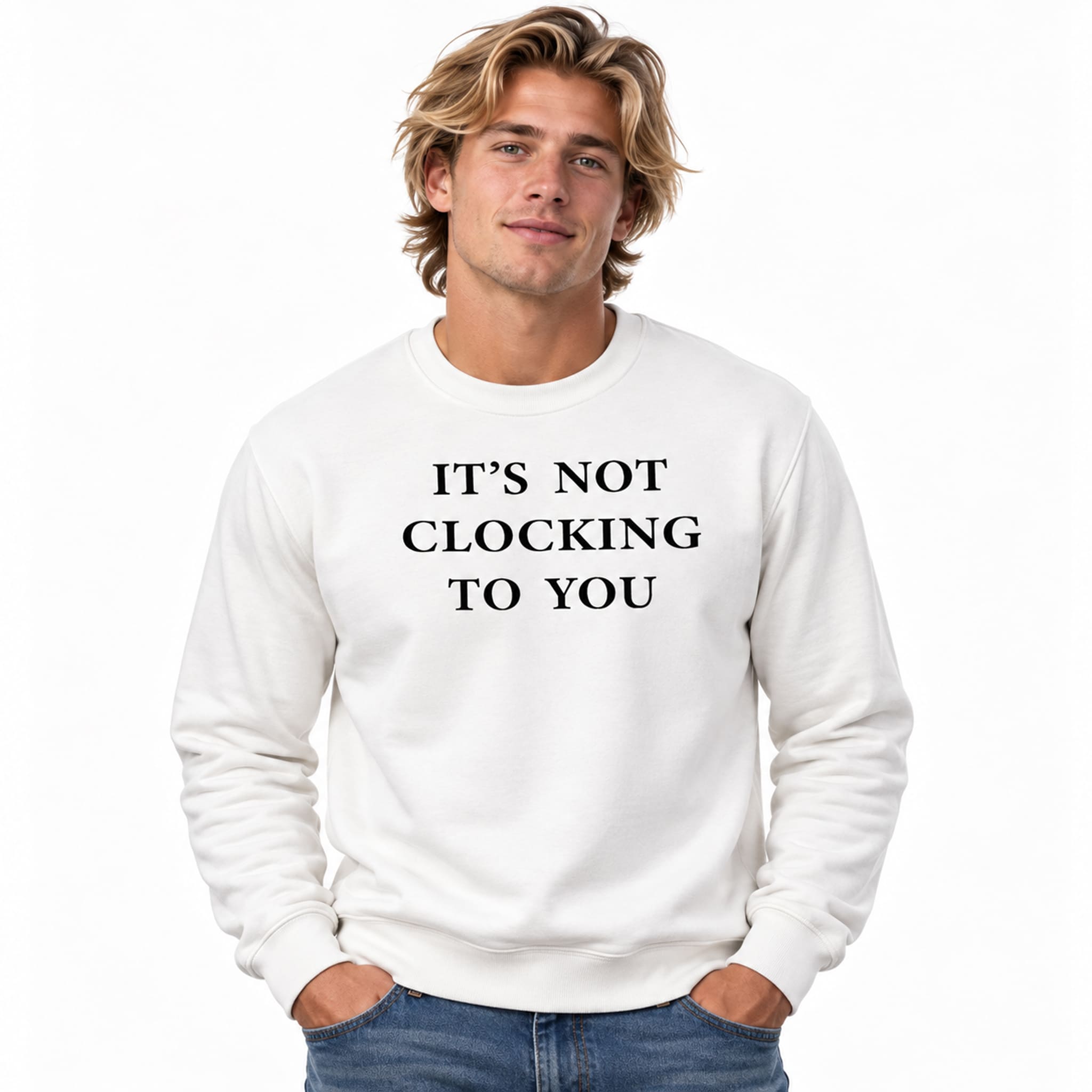 Brooklyn Beckham It’s Not Clocking To You Sweatshirt 2 Brooklyn Beckham It’s Not Clocking To You Sweatshirt 2
