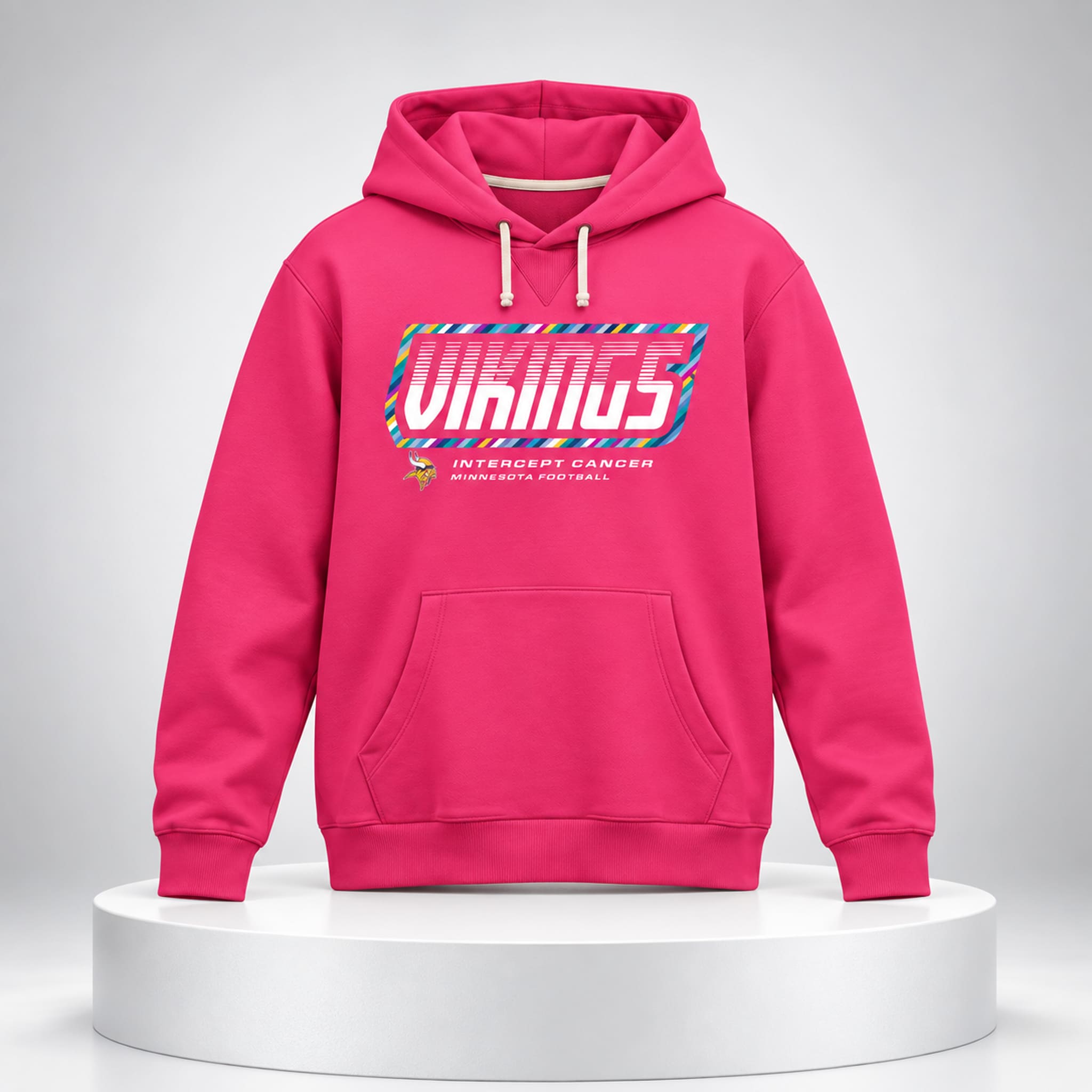 Crucial Catch 2026 Vikings Intercept Cancer Hoodie 1 Crucial Catch 2026 Vikings Intercept Cancer Hoodie 1