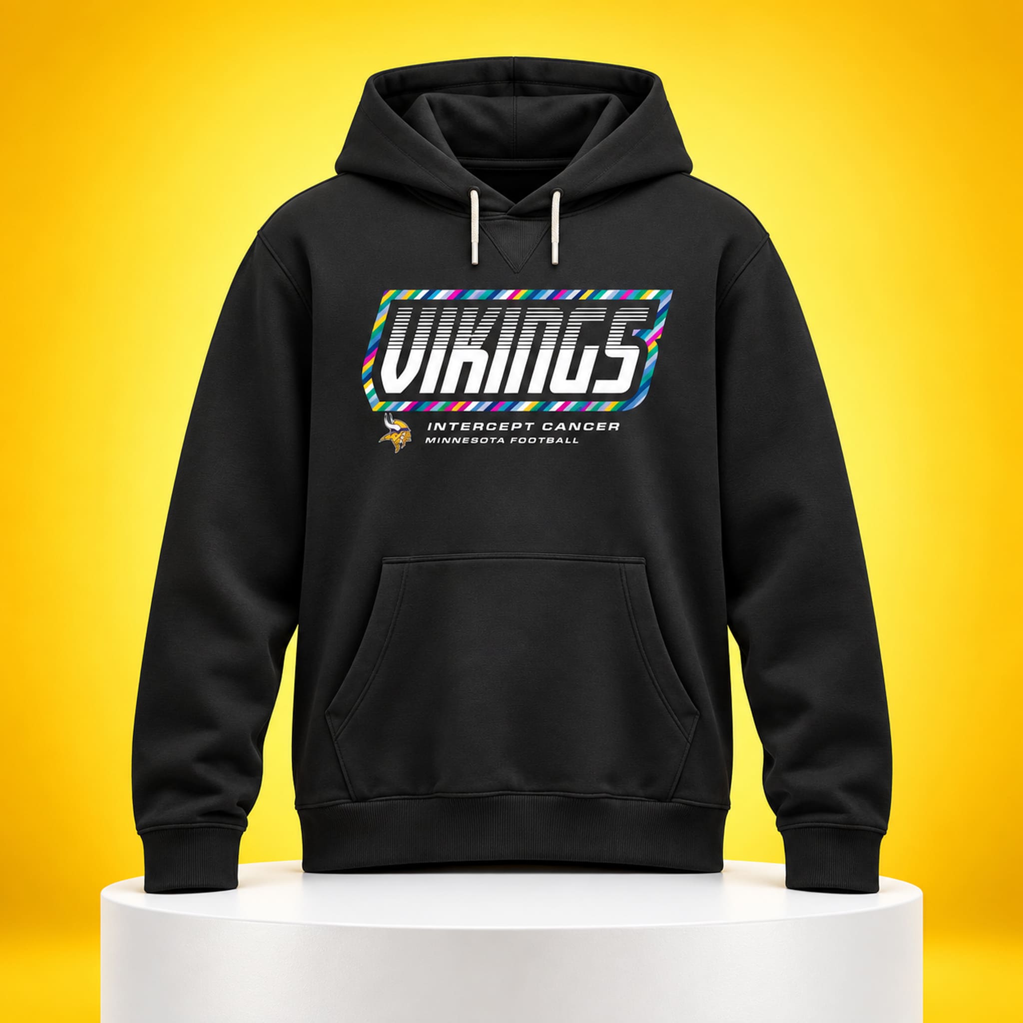 Crucial Catch 2026 Vikings Intercept Cancer Hoodie 3 Crucial Catch 2026 Vikings Intercept Cancer Hoodie 3