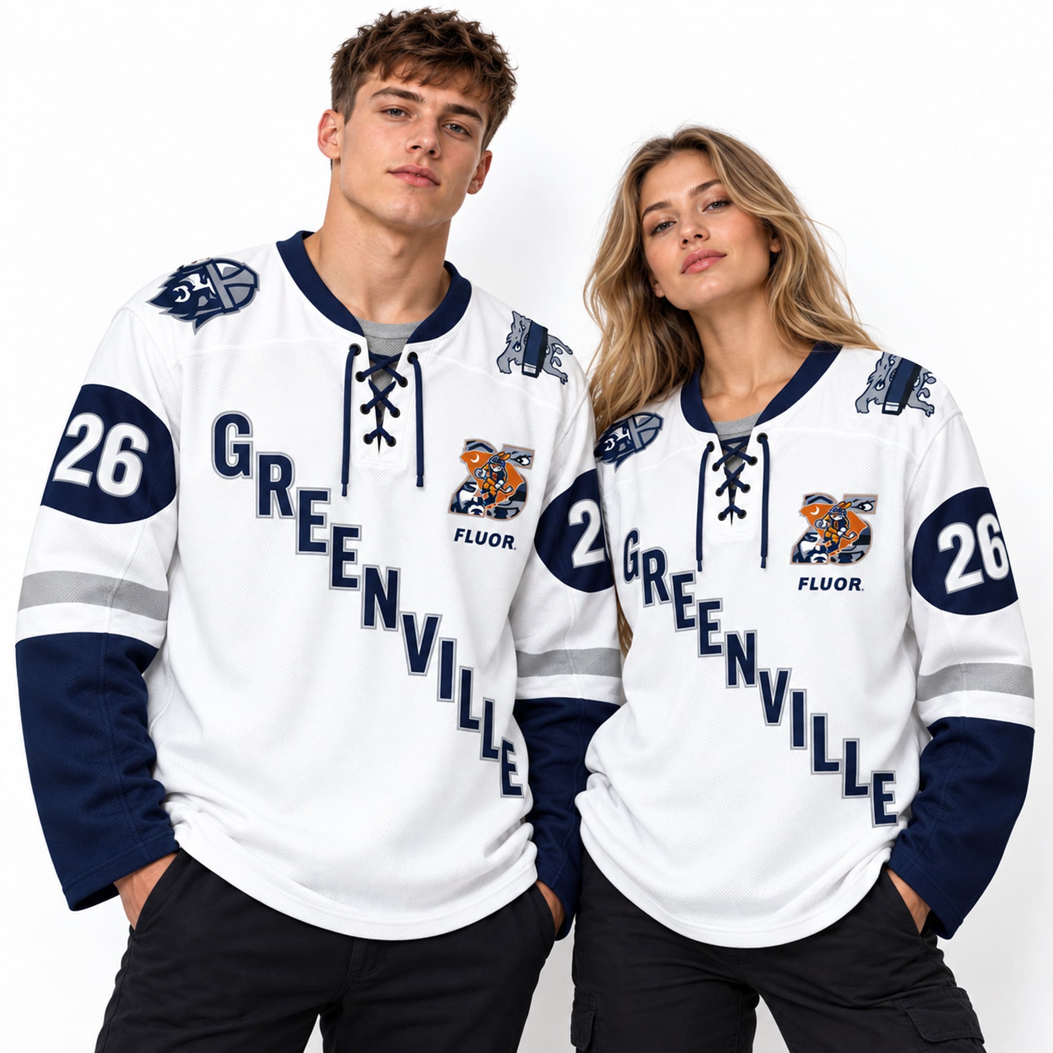 Greenville Swamp Rabbits 25th Season of Greenville Hockey Jersey 2 Greenville Swamp Rabbits 25th Season of Greenville Hockey Jersey 2