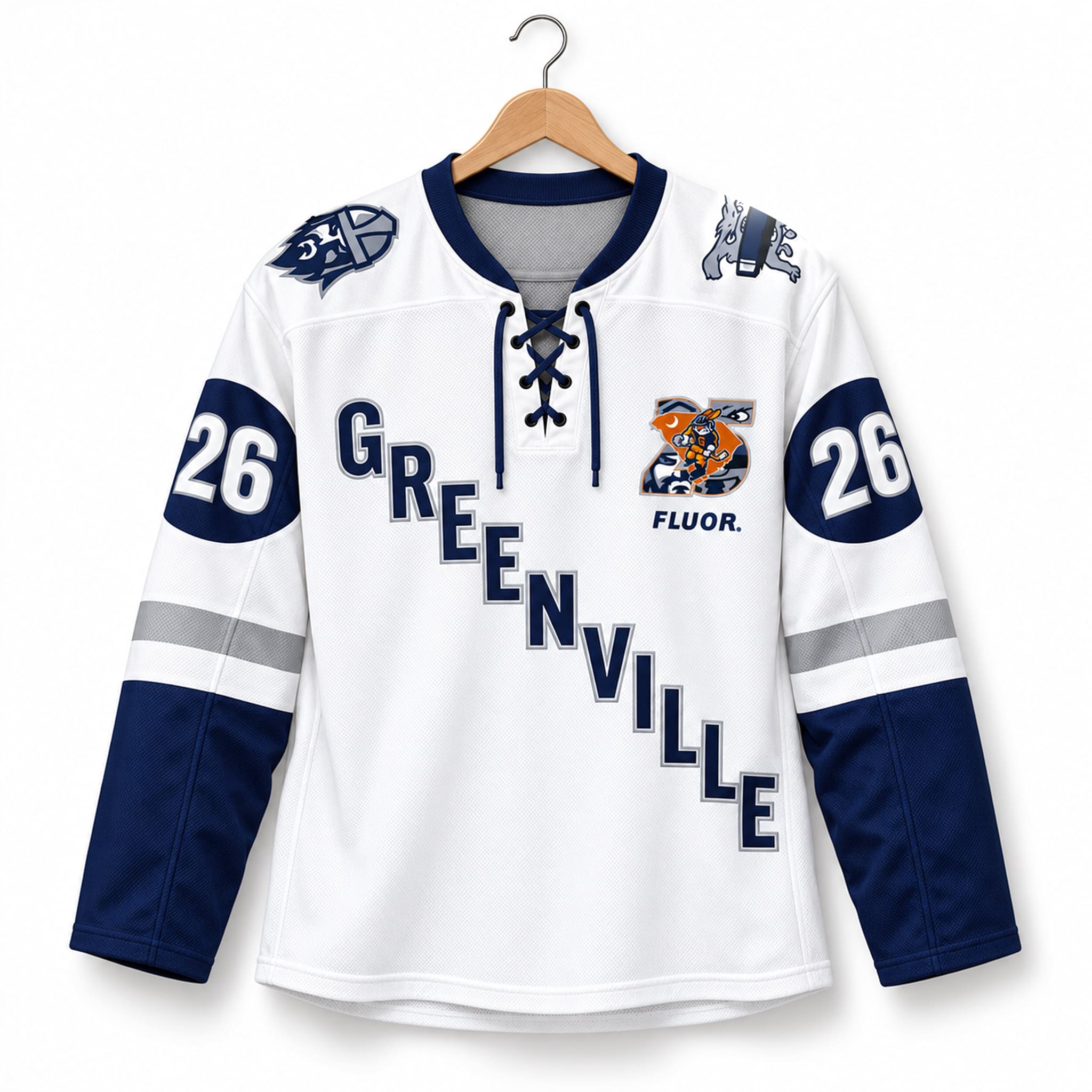 Greenville Swamp Rabbits 25th Season of Greenville Hockey Jersey 3 Greenville Swamp Rabbits 25th Season of Greenville Hockey Jersey 3