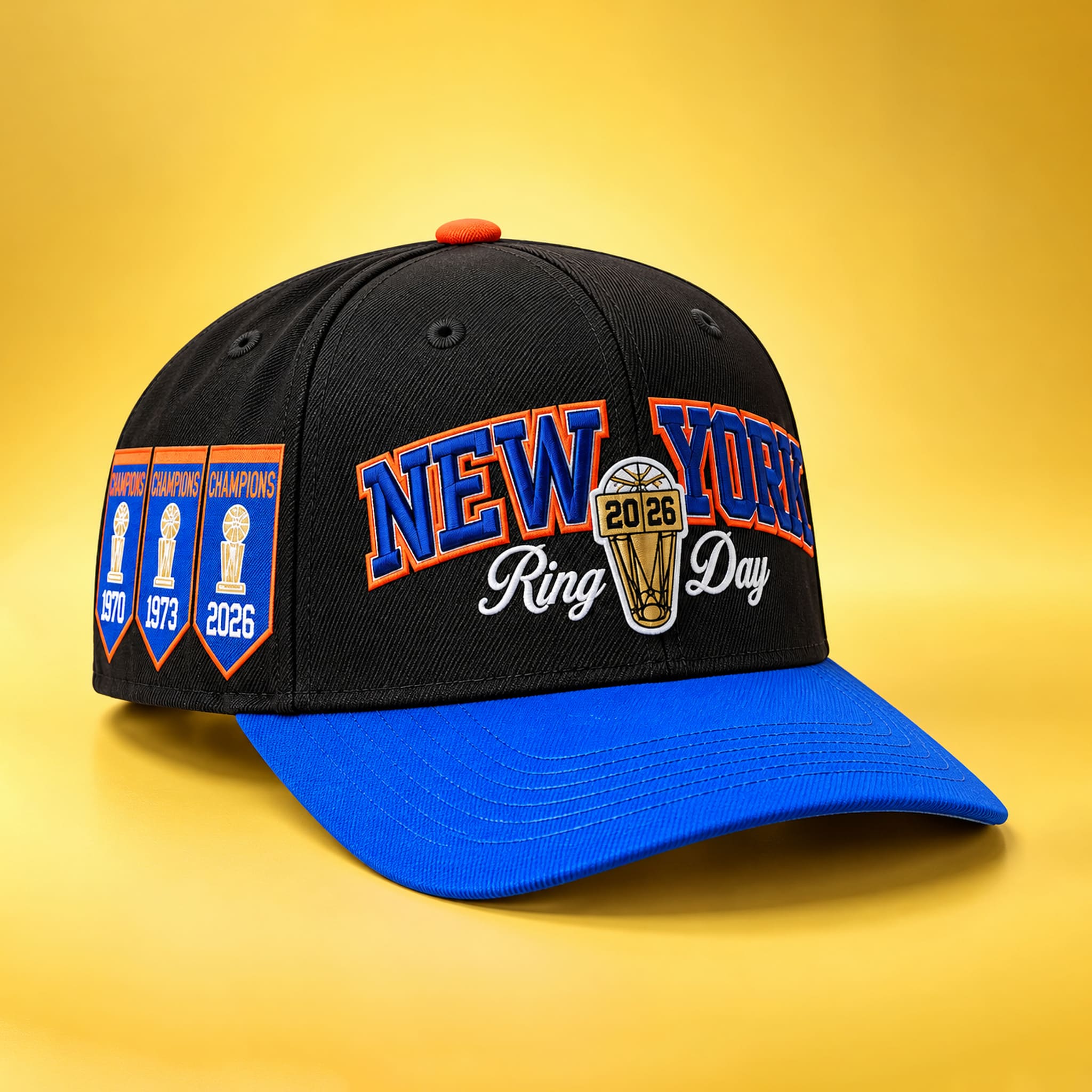 Knicks 2026 Ring Day 3x Champions Hat 1 Knicks 2026 Ring Day 3x Champions Hat 1