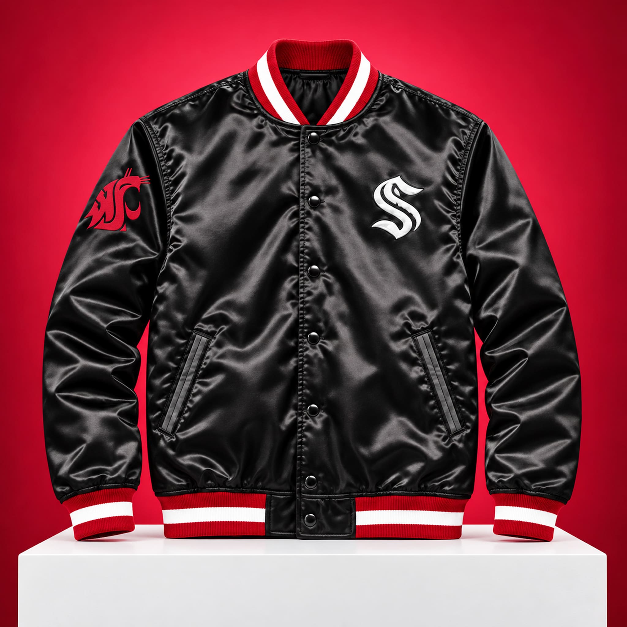 Kraken WSU Night 2026 Varsity Jacket 1 Kraken WSU Night 2026 Varsity Jacket 1