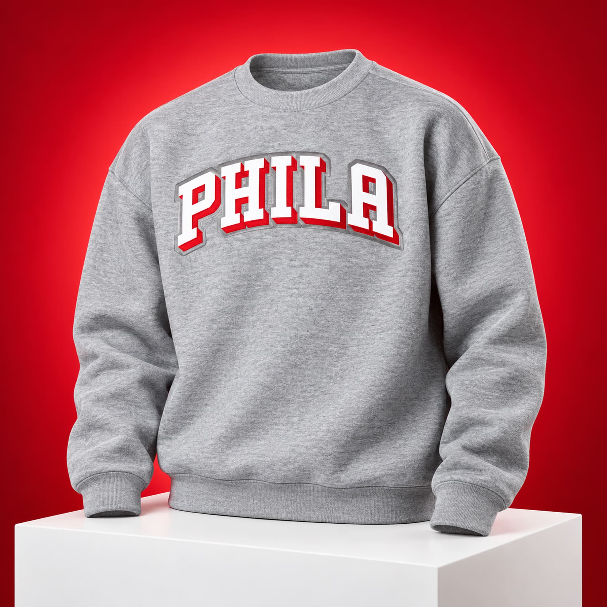 LeBron James Philla Gray Sweatshirt 2 LeBron James Philla Gray Sweatshirt 2