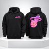 Miami Heat x Vice City Black Hoodie 4 Miami Heat x Vice City Black Hoodie 2