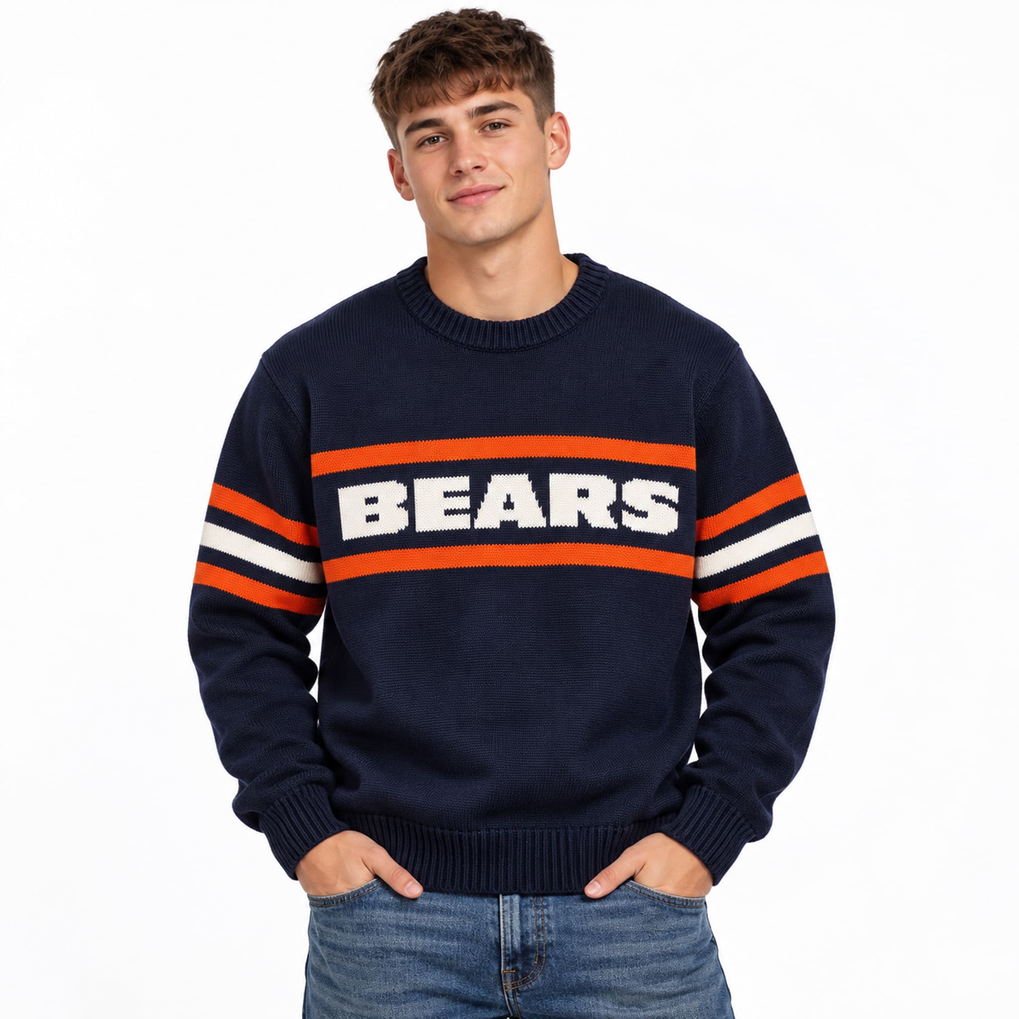 Mike Ditka Bears Vintage Ugly Sweater 2 Mike Ditka Bears Vintage Ugly Sweater 2