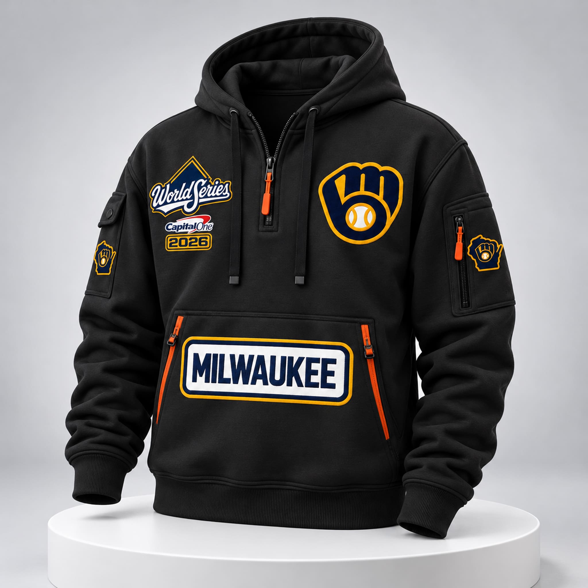 Milwaukee Brewers World Series 2026 Zip Hoodie 1 Milwaukee Brewers World Series 2026 Zip Hoodie 1