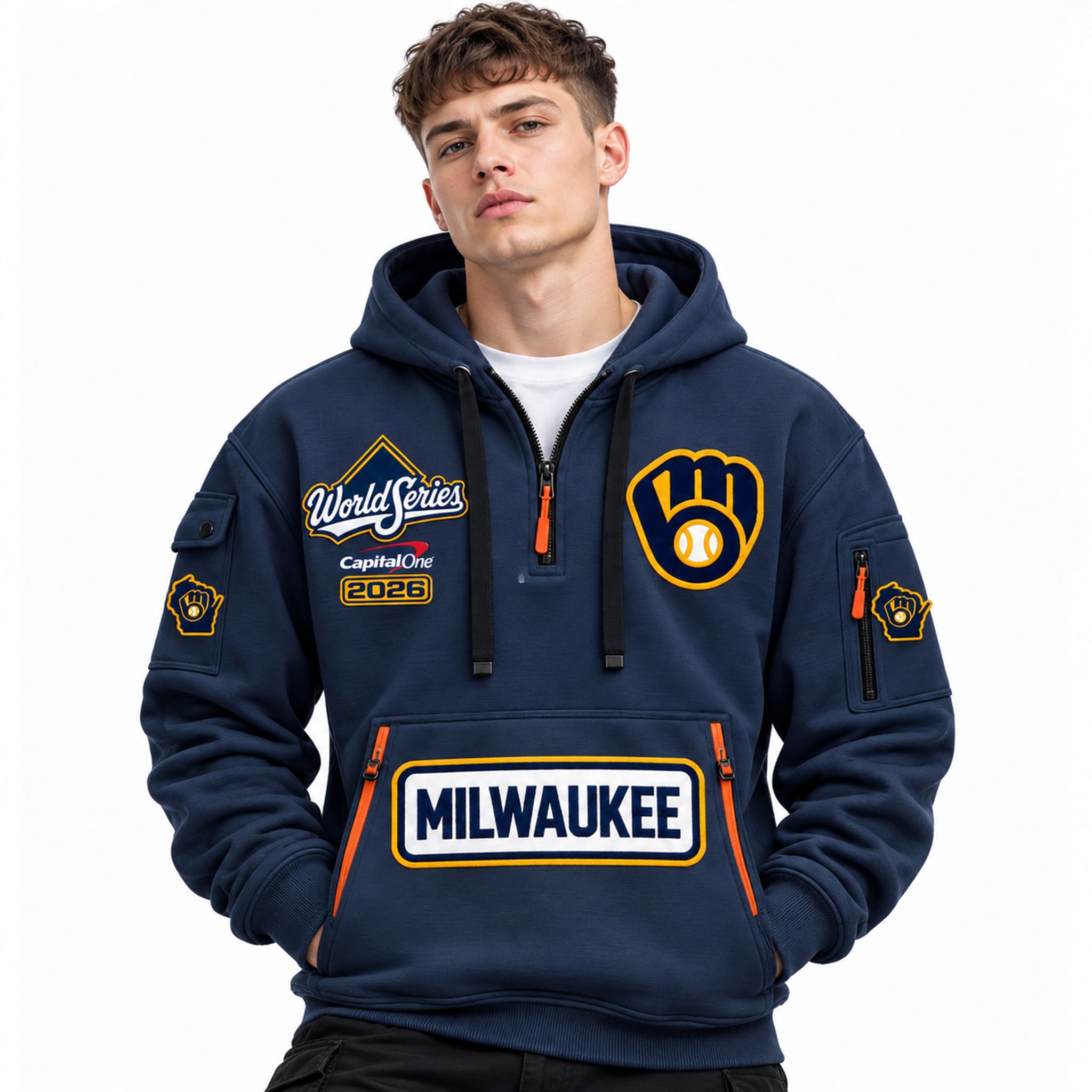 Milwaukee Brewers World Series 2026 Zip Hoodie 2 Milwaukee Brewers World Series 2026 Zip Hoodie 2