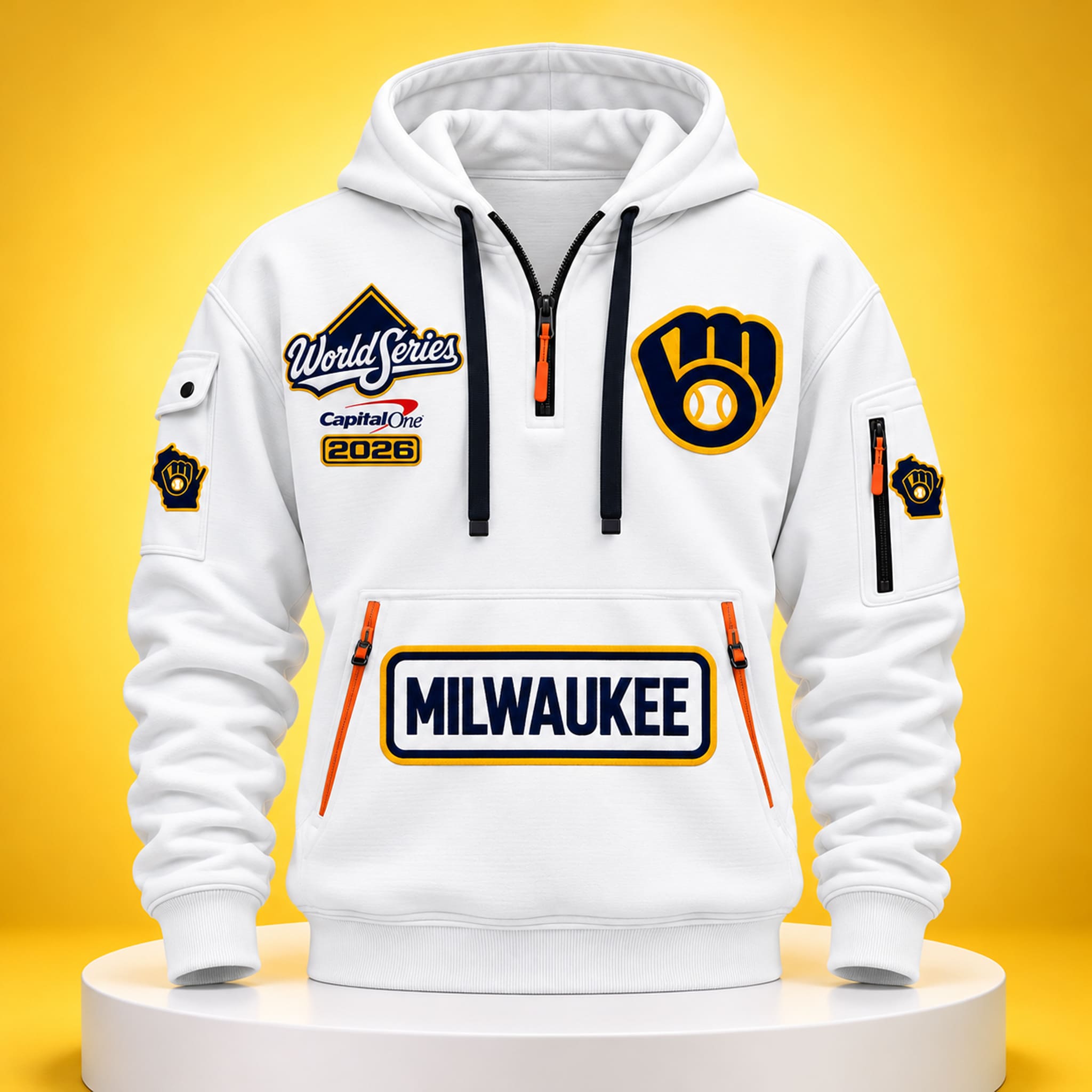 Milwaukee Brewers World Series 2026 Zip Hoodie 3 Milwaukee Brewers World Series 2026 Zip Hoodie 3