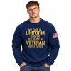 My Time In Uniform Is Over Veteran Waffle Sweater 4 My Time In Uniform Is Over Veteran Waffle Sweater 2