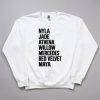 Nyla Jade Athena Willow Mercedes Red Velvet Maya Shirt 5