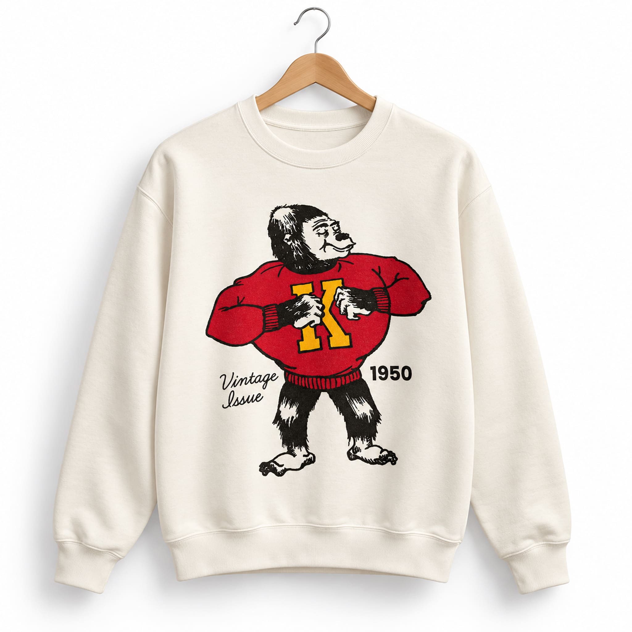 Pittsburg State Gorillas 1950 Vintage Sweatshirt 3 Pittsburg State Gorillas 1950 Vintage Sweatshirt 3