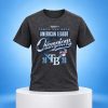 Rays 2026 American League Champions Locker Room Dark Gray Shirt 1