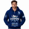 Rays 2026 American League Champions Waffle Quarter Zip Hoodie 4 Rays 2026 American League Champions Waffle Quarter Zip Hoodie 2
