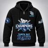Rays 2026 American League Champions Waffle Quarter Zip Hoodie 5 Rays 2026 American League Champions Waffle Quarter Zip Hoodie 3