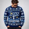 Rays American League Champions 2026 Christmas Ugly Sweater 1