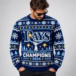 Rays American League Champions 2026 Christmas Ugly Sweater