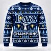 Rays American League Champions 2026 Christmas Ugly Sweater