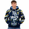Rays World Series 2026 Rays Up Waffle Hoodie 2