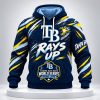Rays World Series 2026 Rays Up Waffle Hoodie 3