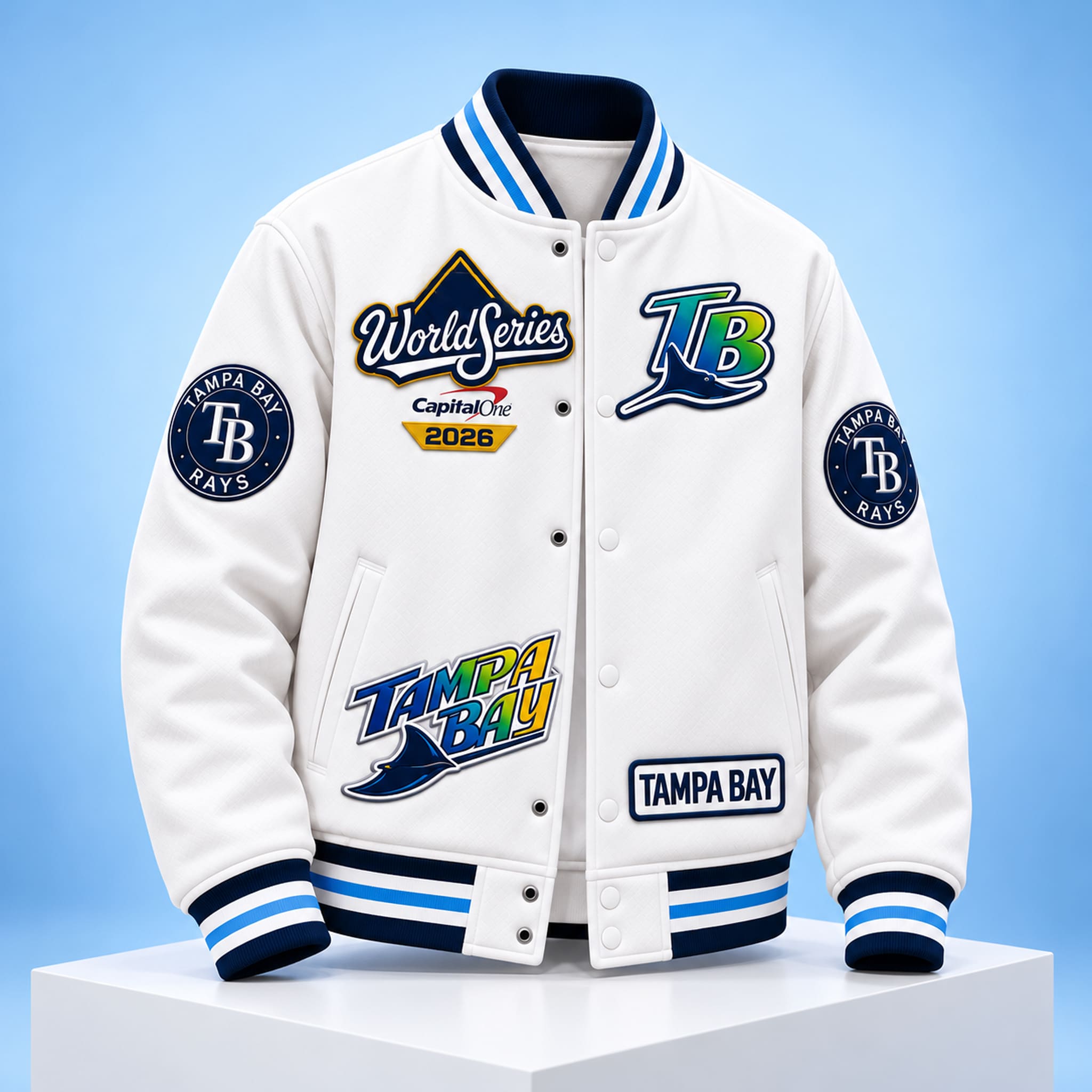 Rays World Series 2026 Varsity Jacket 1 Rays World Series 2026 Varsity Jacket 1