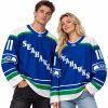 Seahawks Crossover Throwback Hockey Jersey 1