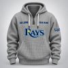 TB Rays EST 1998 Legacy Waffle Quarter Zip Hoodie 6 TB Rays EST 1998 Legacy Waffle Quarter Zip Hoodie 1