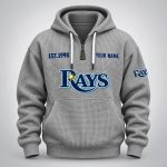 TB Rays EST 1998 Legacy Waffle Quarter Zip Hoodie