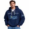 TB Rays EST 1998 Legacy Waffle Quarter Zip Hoodie 4 TB Rays EST 1998 Legacy Waffle Quarter Zip Hoodie 2