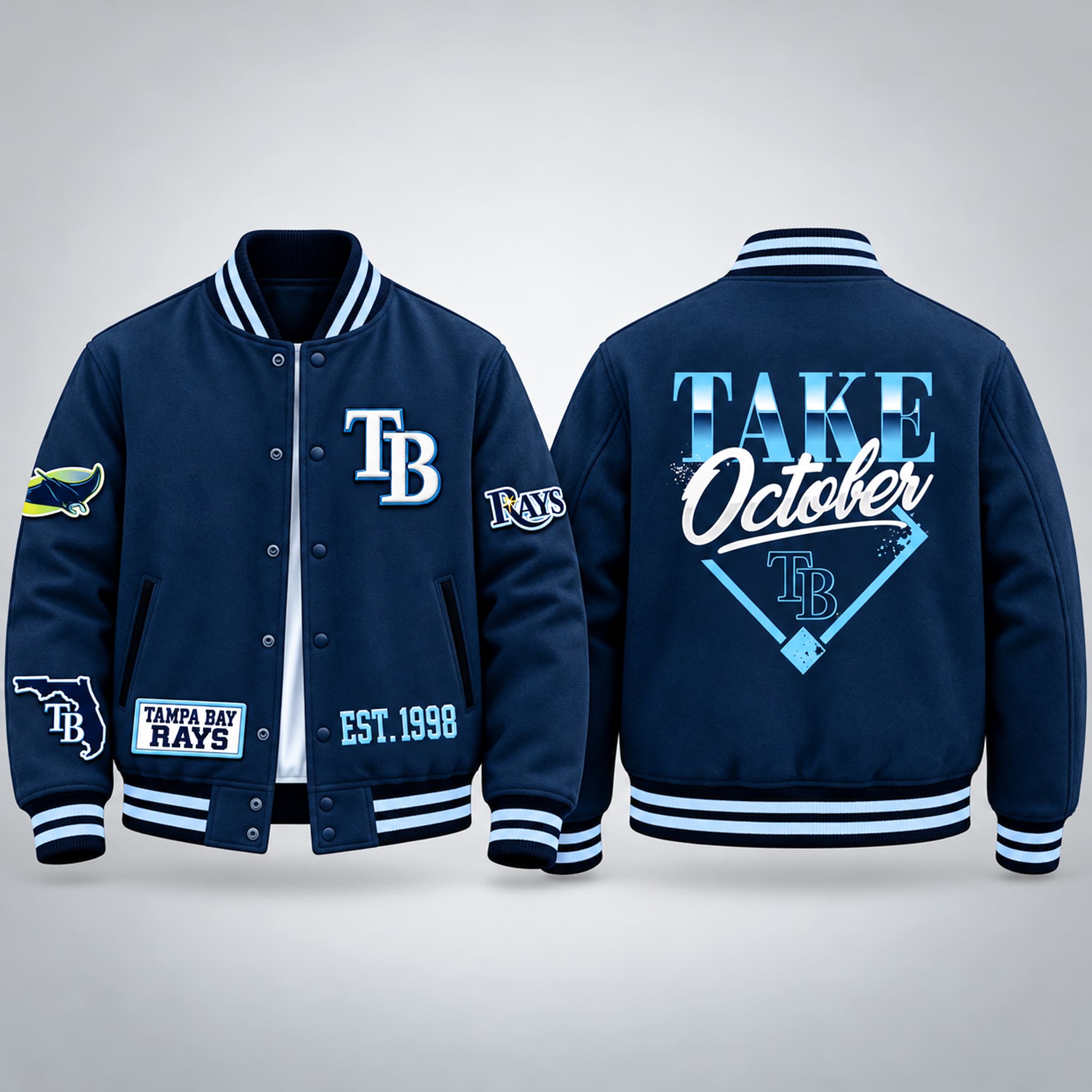 TB Rays Take October 2026 Varsity Jacket 3 TB Rays Take October 2026 Varsity Jacket 3