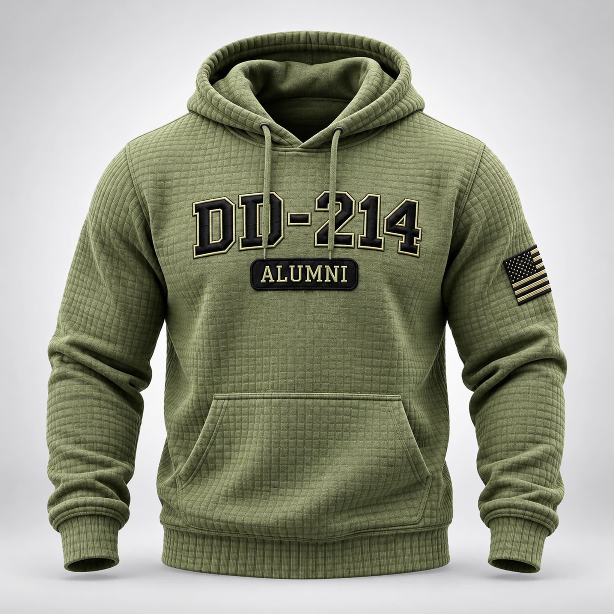 Veteran DD 214 Alumni Waffle Hoodie 3 Veteran DD 214 Alumni Waffle Hoodie 3