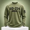 Veteran DD 214 Alumni Waffle Sweater 6 Veteran DD 214 Alumni Waffle Sweater 1