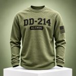 Veteran DD 214 Alumni Waffle Sweater