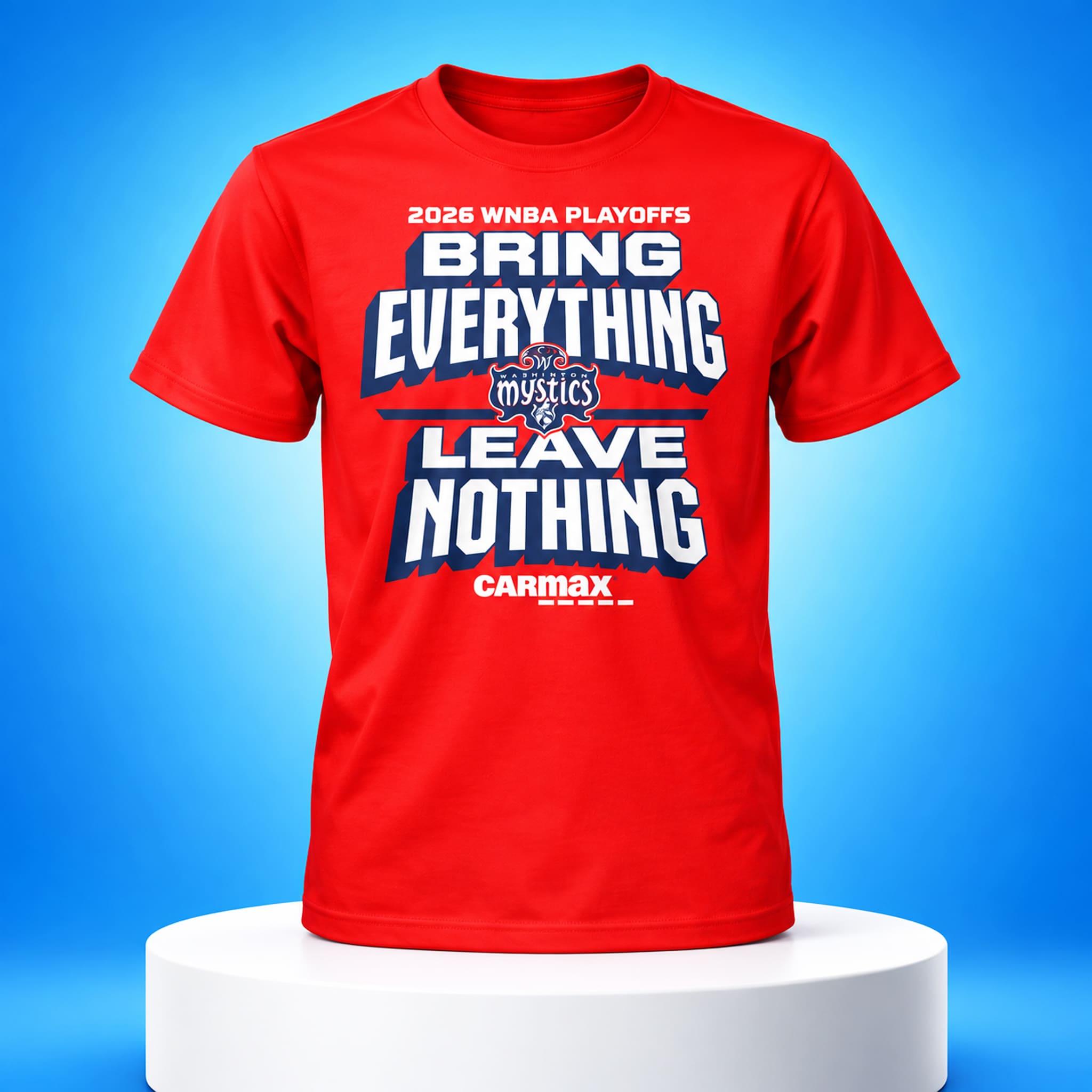 Washington Mystics 2026 Playoffs Shirt 1 Washington Mystics 2026 Playoffs Shirt 1