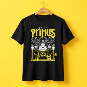 Woman In Primus No Kings Shirt 1
