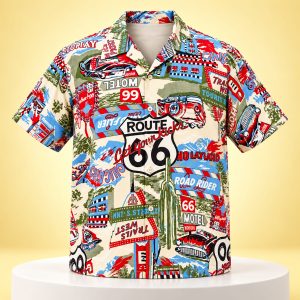 Danny DeVito Route 66 Hawaiian Shirt 1